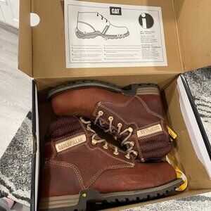 CAT Paisley Steel Toe Boots Womens Size 9.5